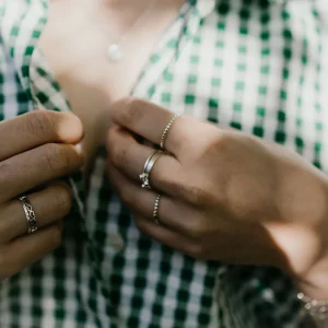 Fashion Faith Silverring hjärtan