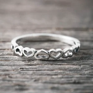 Fashion Faith Silverring hjärtan