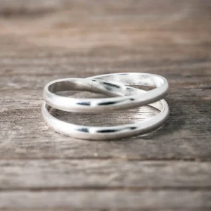 Outlet Faith Silverring kryss