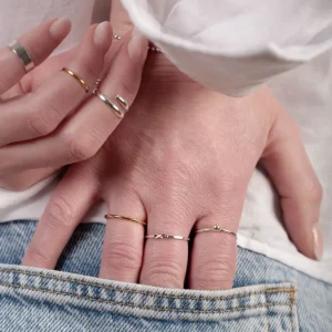 Best Faith Silverring liten infinity