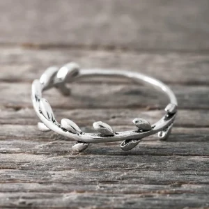 Outlet Faith Silverring löv