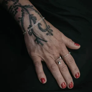 Sale Faith Silverring rörliga kulor