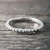 New Faith Silverring små pluppar