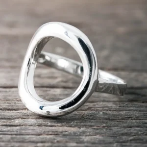 Best Faith Silverring stor cirkel