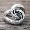 Best Faith Silverring stor knut
