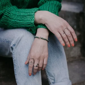 New Faith Silverring stor oval