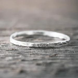Best Faith Silverring supertunn hamrad