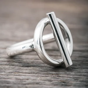 Clearance Faith Silverring T-bar big
