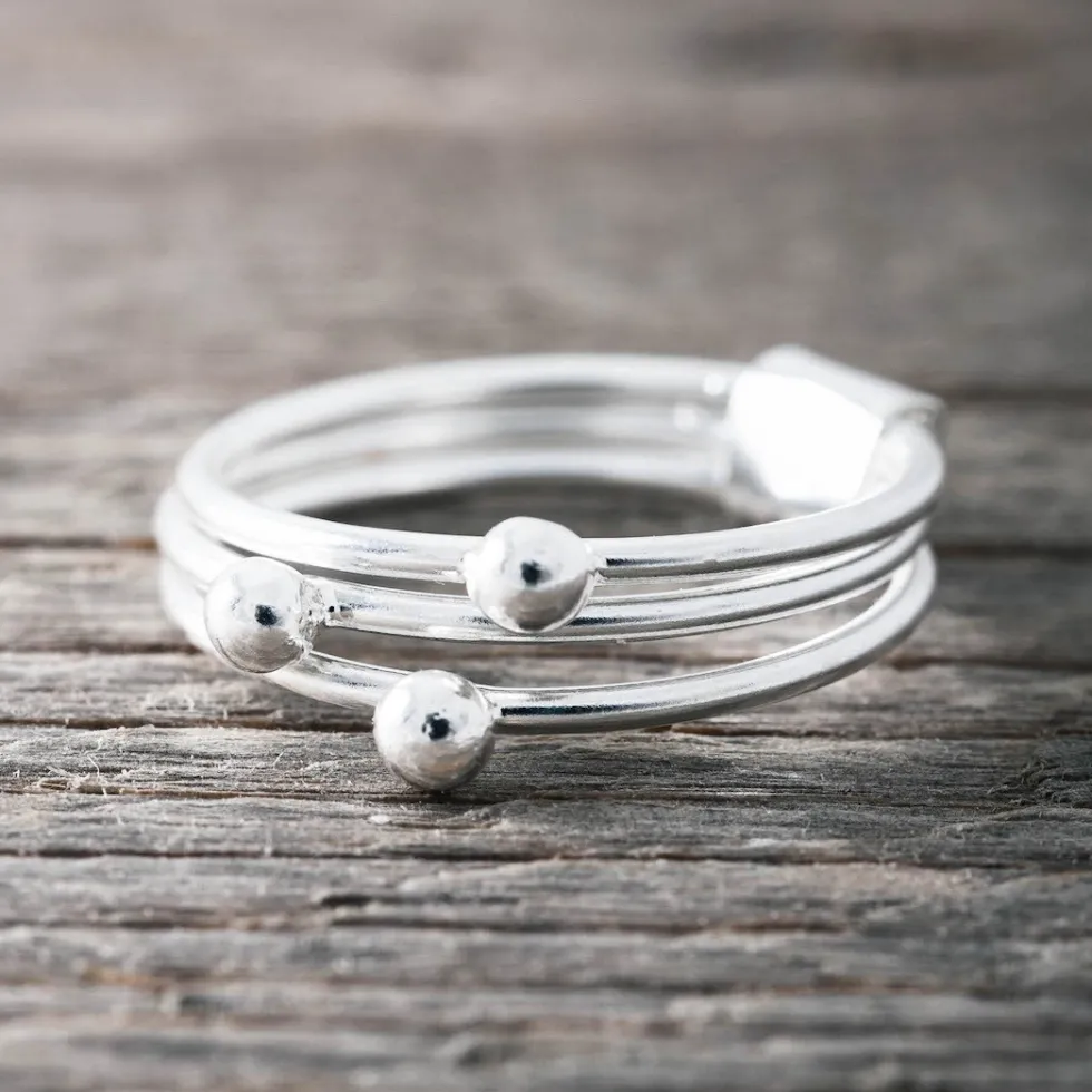 silverring_tre_kulor_0.webp Clearance Faith Silverring tre kulor