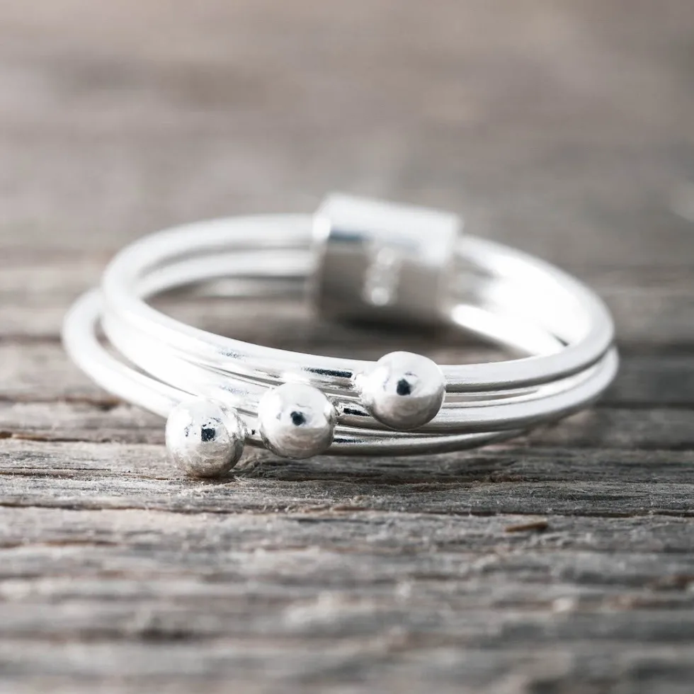 silverring_tre_kulor_3.webp Clearance Faith Silverring tre kulor
