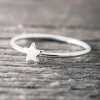 Outlet Faith Silverring tunn med stjärna